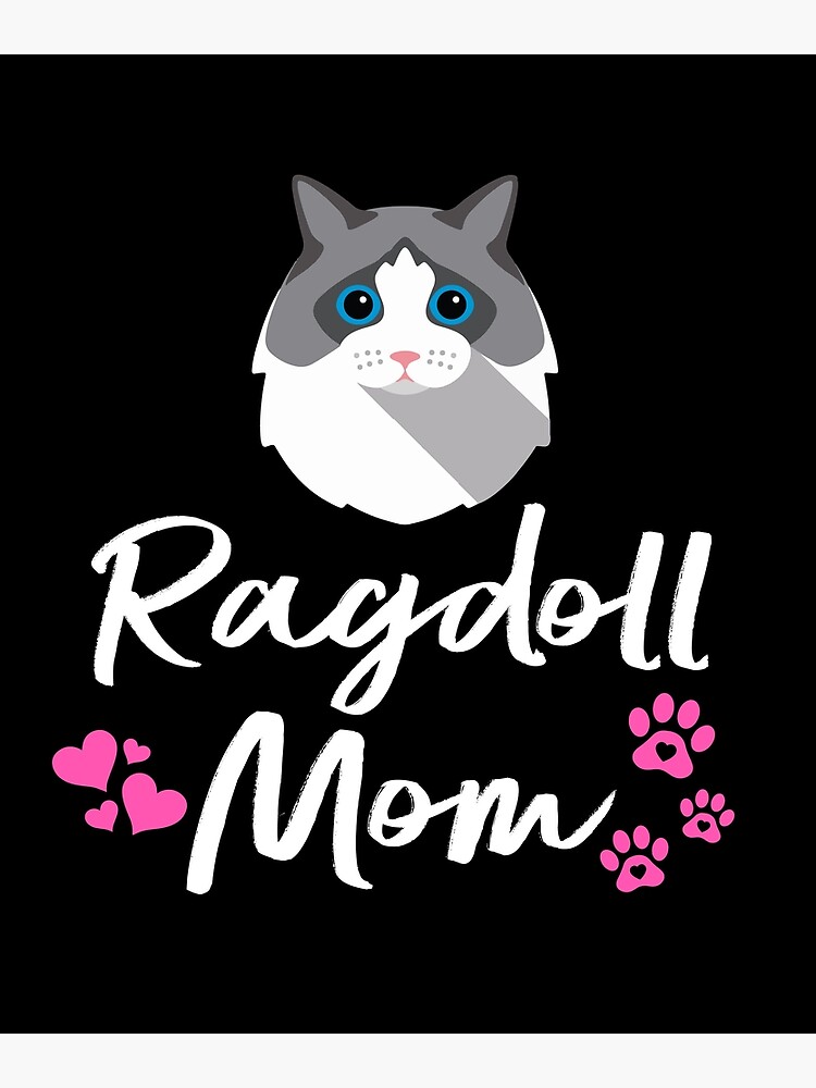 CATNEVERLAND Ragdoll Cat And Kitten Greeting Card From Sweet Mother's Day Or Friendship Card For Cat Lovers – 5x7 Premium Blank Card With Envelope – Made In USA