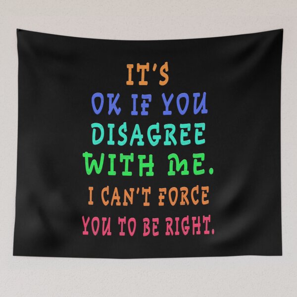 Item preview, it's ok if you disagree with me designed and sold by GOLDFAMILYSHOP.