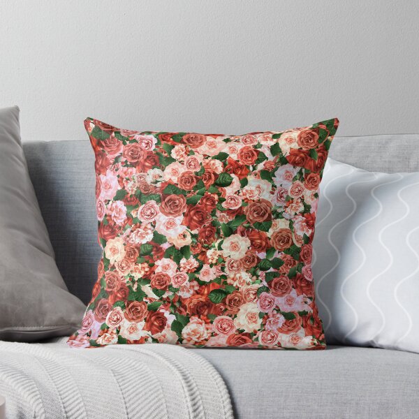 Item preview, Red And Pink Roses Clipart Pattern Design. Floral Design, Rose lover designed and sold by DesignHouse07.