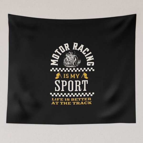Item preview, Life Is Better At The Track For Men Women Racers Racing Lovers Cool  designed and sold by JooArtPrints  ★★★★★.