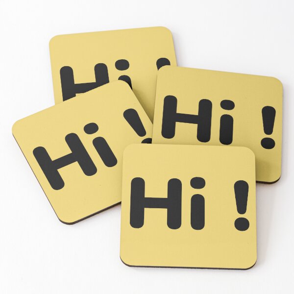 Item preview, Hi ! - Funny designed and sold by Heavdaiin.