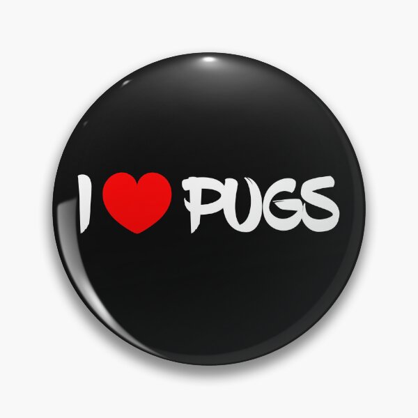 Artikelvorschau, Mops-Liebhaber Ich liebe Möpse entworfen und verkauft von Pugstuff.