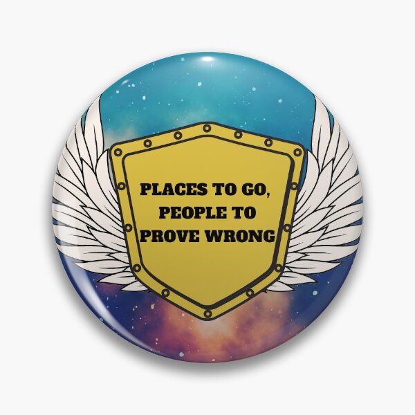 Item preview, Inspirational "People to prove wrong" Bronze Warrior Shield designed and sold by Write-to-Rebel.