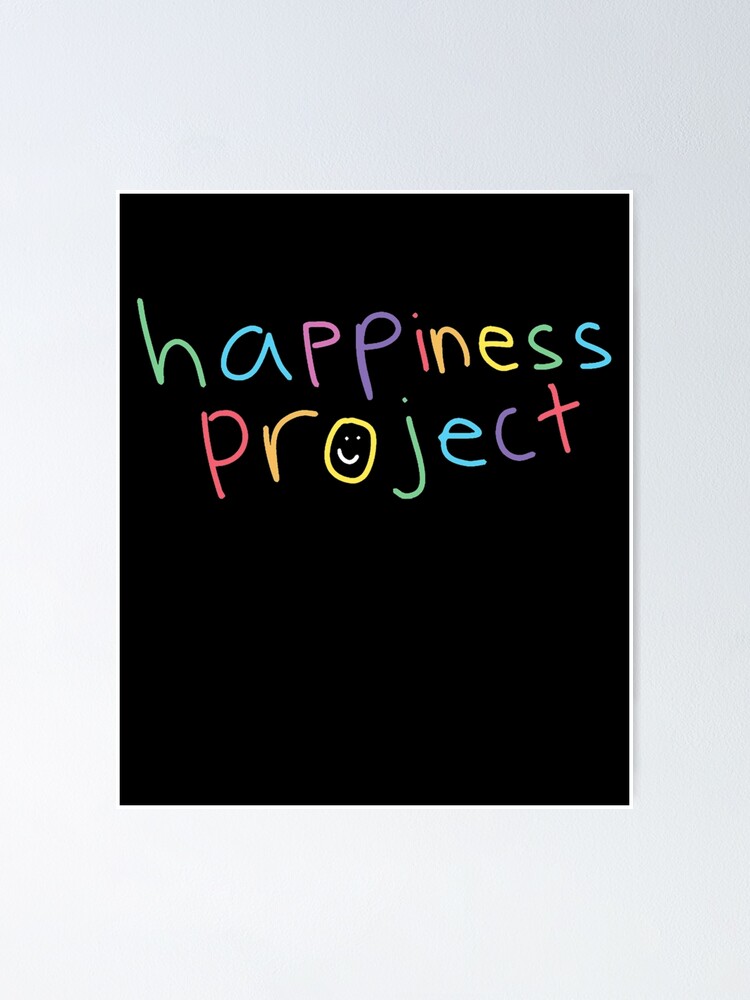 "Happiness Project Merch Happiness Project Logo" Poster by