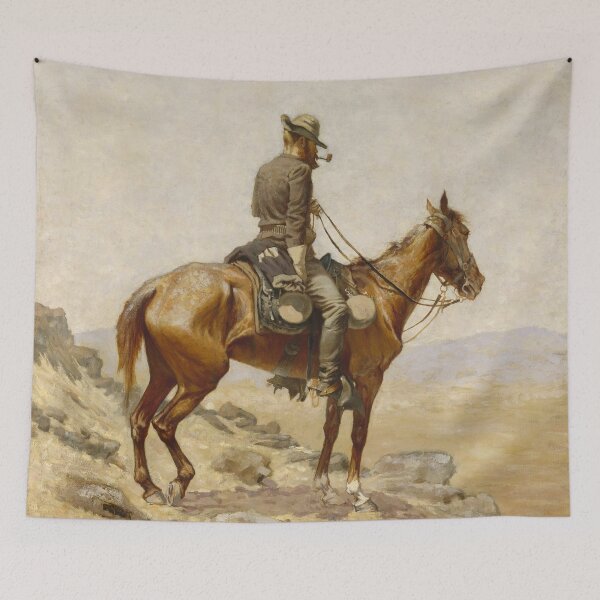 Item preview, The Lookout | Frederic Remington | 1887 Wild West Print designed and sold by CJET.