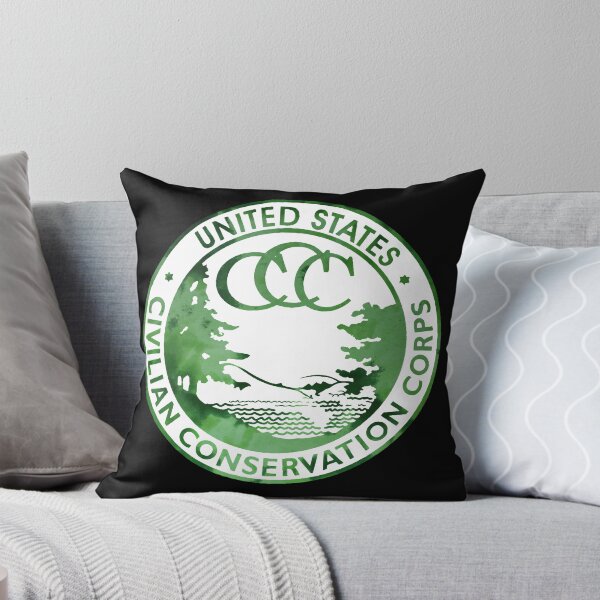 Item preview, Civilian Conservation Corps Watercolor (White) designed and sold by Lil-Bit-Batty.