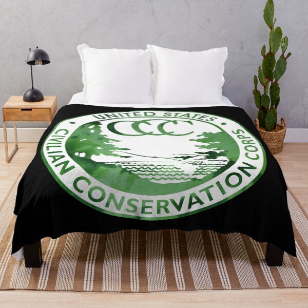 Item preview, Civilian Conservation Corps Watercolor (White) designed and sold by Lil-Bit-Batty.