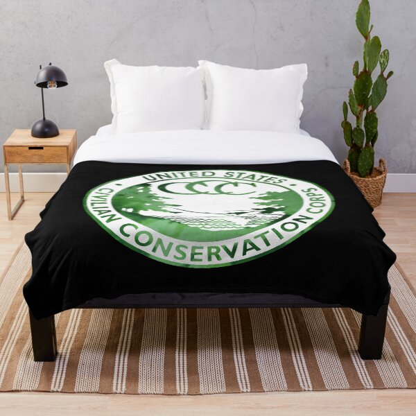 Item preview, Civilian Conservation Corps Watercolor (White) designed and sold by Lil-Bit-Batty.