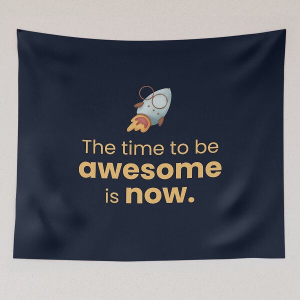 Item preview, The Time To Be Awesome is Now designed and sold by Vintage8.