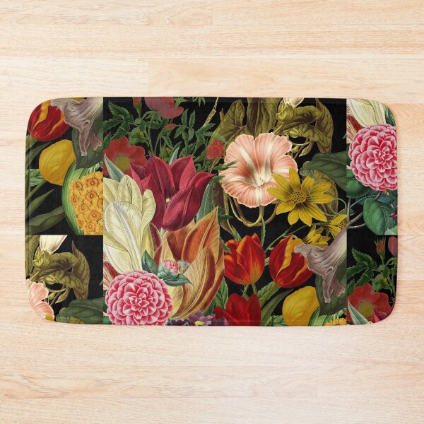 Item preview, Flamboyant Colorful Flowers Garden Cottage Core Design designed and sold by EarthArtDesigns.
