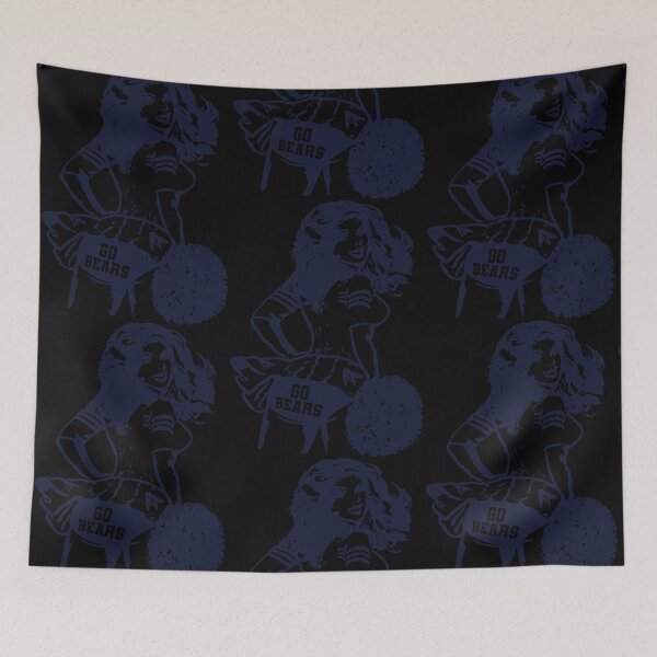 Item preview, Chicago Bears Retro Cheerleader  designed and sold by ReginaJ6763349.