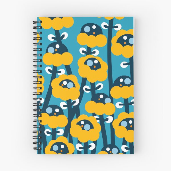 Item preview, Abstract Minimalist Scandinavian Little Sunflowers from 1970 designed and sold by Deutschic.