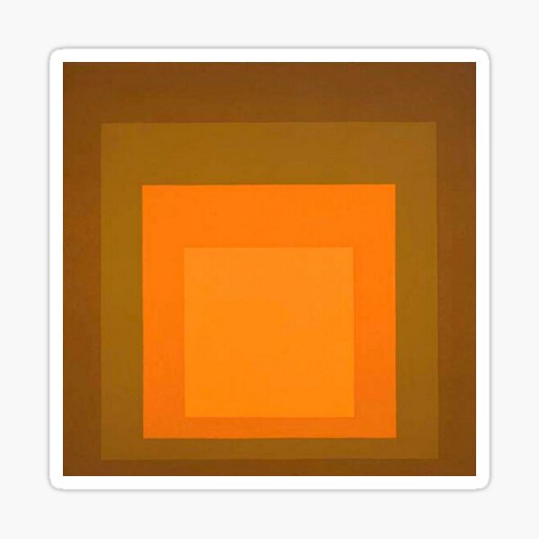 Item preview, josef albers Homage to the Square: Autumn Climax designed and sold by Olivia-One.