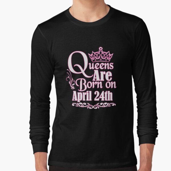 queen born in april t shirt