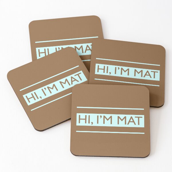 Item preview, Hi, I'm Mat | Doormat designed and sold by Wagdy-online.
