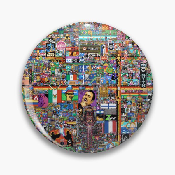 Item preview, "rplace" - Reddit digital art - 2022 Classic T-Shirt designed and sold by ALISONMONT.