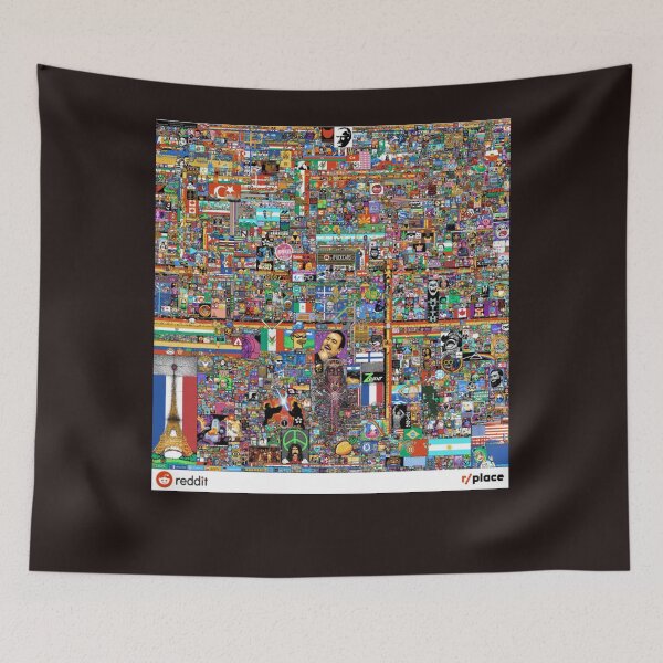 Item preview, "rplace" - Reddit digital art - 2022 Classic T-Shirt designed and sold by ALISONMONT.