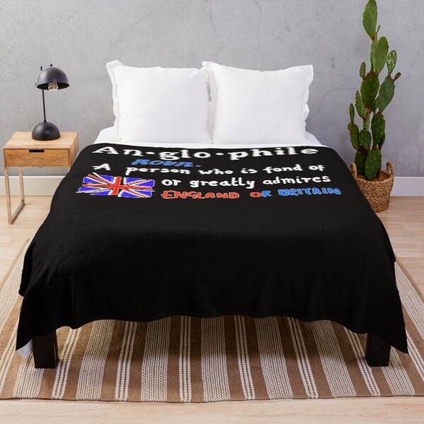Item preview, Anglophile Dictionary definition, British flag the Union jack, A person who is fond of The flag and  designed and sold by ALISONMONT.