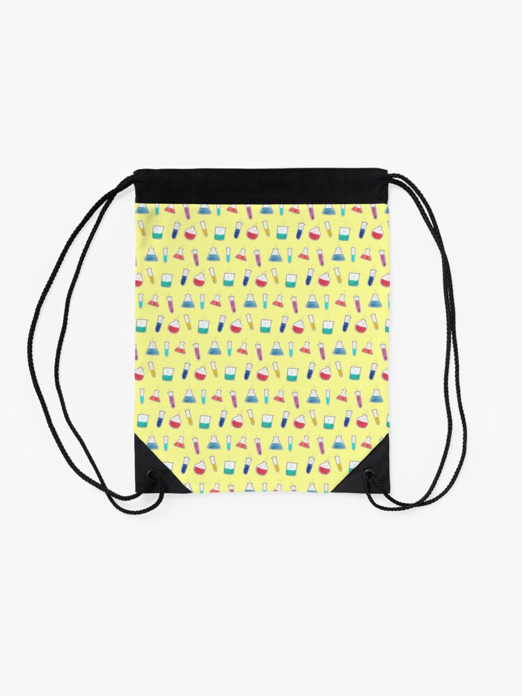 Alternate view of Good Chemistry - Light Background Drawstring Bag