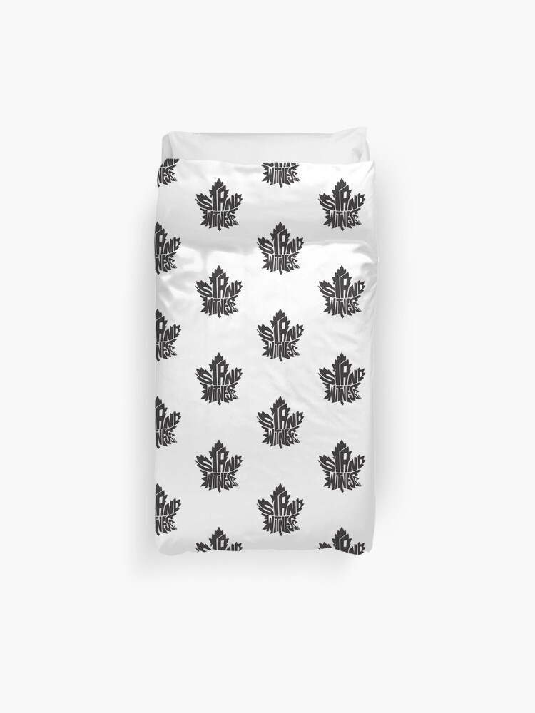 Toronto Maple Leafs Stand Witness Black Duvet Cover By Seaning