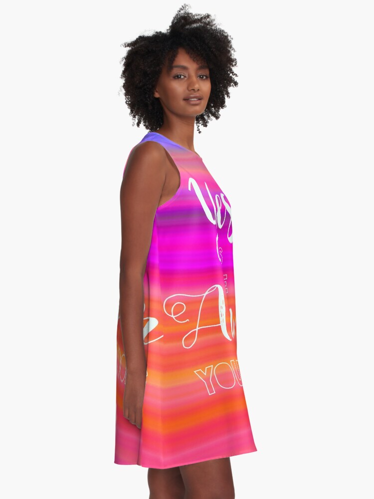 Alternate view of Yes is the Answer A-Line Dress