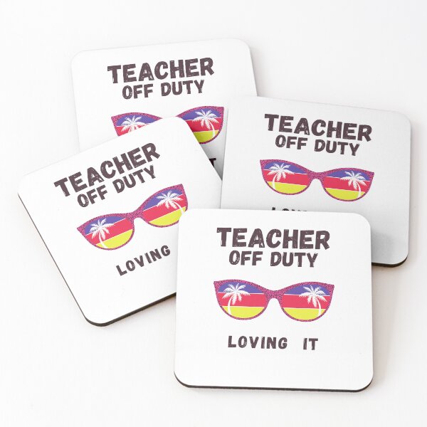 Item preview, Teacher Off Duty Last Day Of School Teacher Summer T-Shirt designed and sold by R&BApparel.