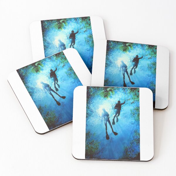 Item preview, Scuba Diving Couple designed and sold by SunnyBeach16.