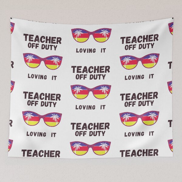 Item preview, Teacher Off Duty Last Day Of School Teacher Summer T-Shirt designed and sold by R&BApparel.