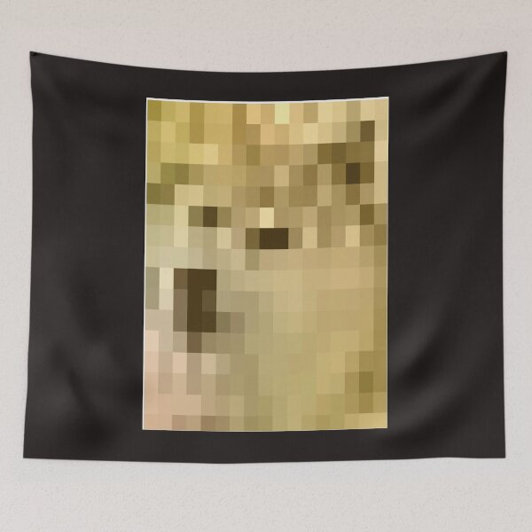 Item preview, Blurry Doge Pixel Art  Essential T-Shirt designed and sold by JAMESBEESON.