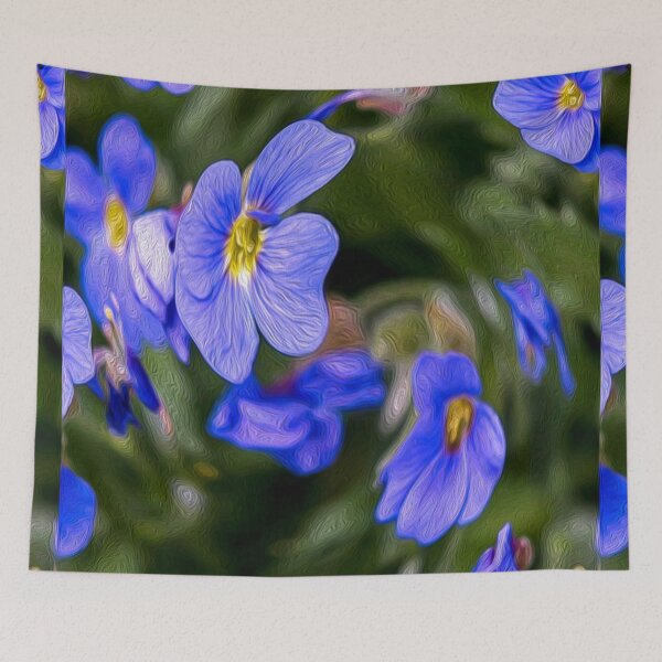Item preview, Blue Bird's eye pattern designed and sold by Patternflower.