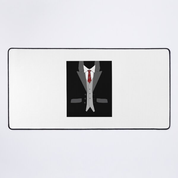 Black Suit Red Tie and Vest Poster for Sale by DamTinhSAZ