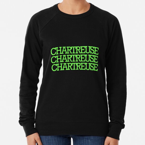 Chartresue Chartreuse Chartreuse Couleur Sweatshirt léger
