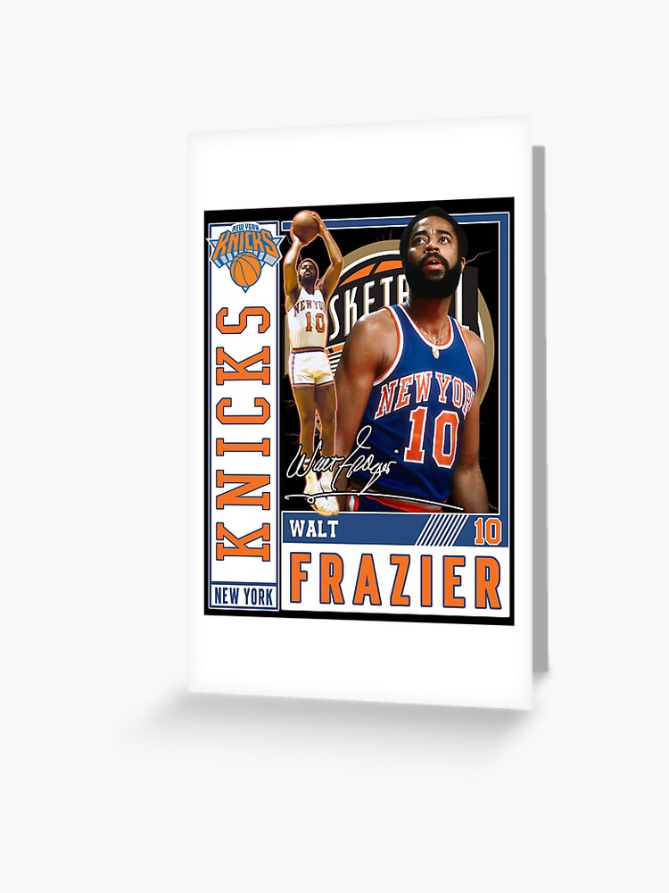 Walt Frazier Clyde New York Basketball Legend Signature Vintage Retro 80s  90s Bootleg Rap Style Greeting Card for Sale by EllenMitchell