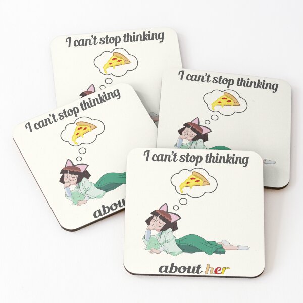 Item preview, I can't stop thinking about her - i can't stop thinking about pizza designed and sold by Meta-Prints.
