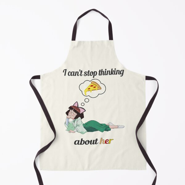 Item preview, I can't stop thinking about her - i can't stop thinking about pizza designed and sold by Meta-Prints.