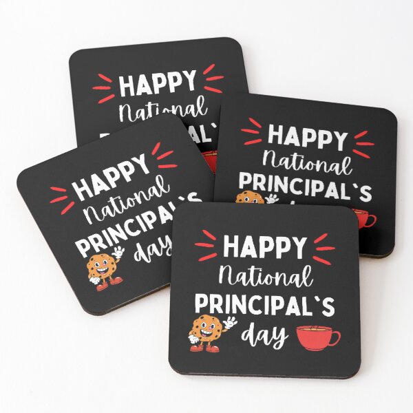 Item preview, Happy National Principal's Day The Best Teacher Cookie and Coffee Design designed and sold by BestTeacher.