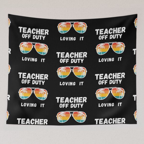 Item preview, Teacher Off Duty Last Day Of School Teacher Summer Tee designed and sold by R&BApparel.