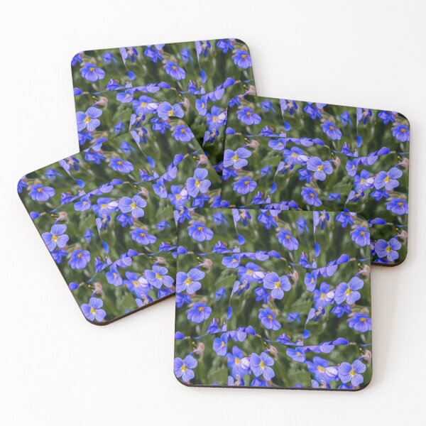 Item preview, Blue Bird's eye pattern designed and sold by Patternflower.