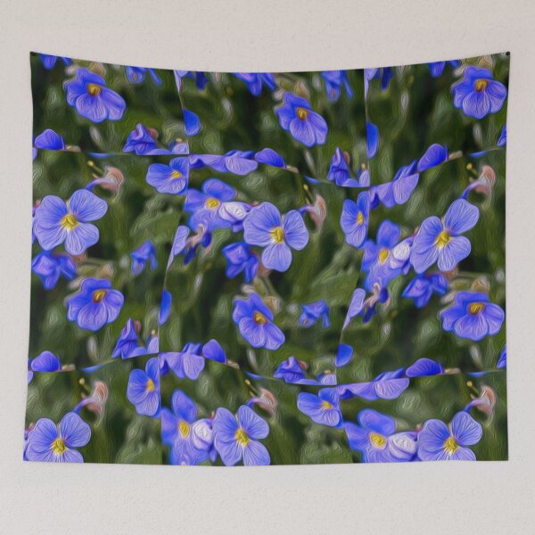 Item preview, Blue Bird's eye pattern designed and sold by Patternflower.