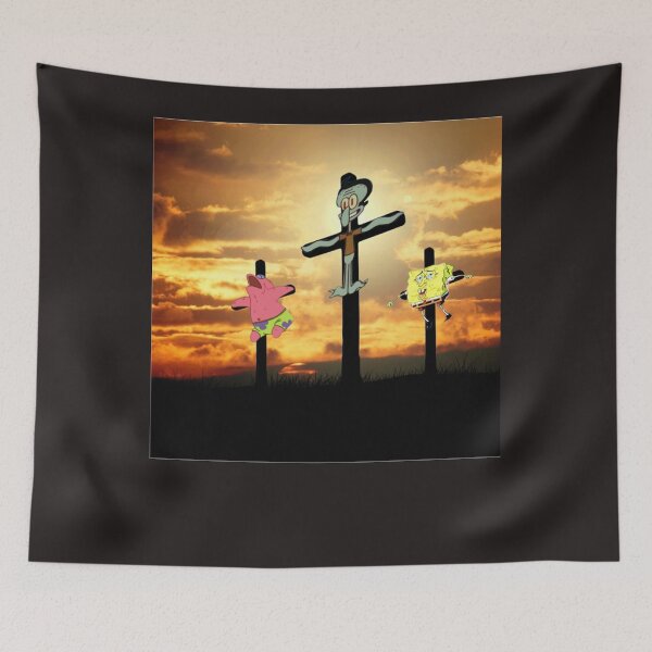 Item preview, Crucified SpongeBob Gang Classic T-Shirt designed and sold by SETHLIVING5.