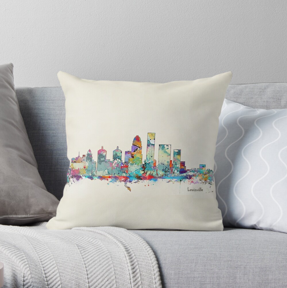 Louisville Kentucky skyline Art Print for Sale by bri-b