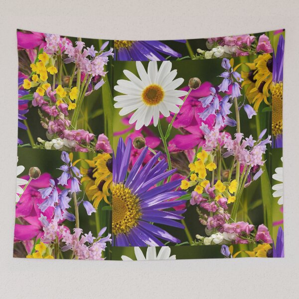 Item preview, Lush Wildflowers Colorful Blossoms Garden Design designed and sold by EarthArtDesigns.