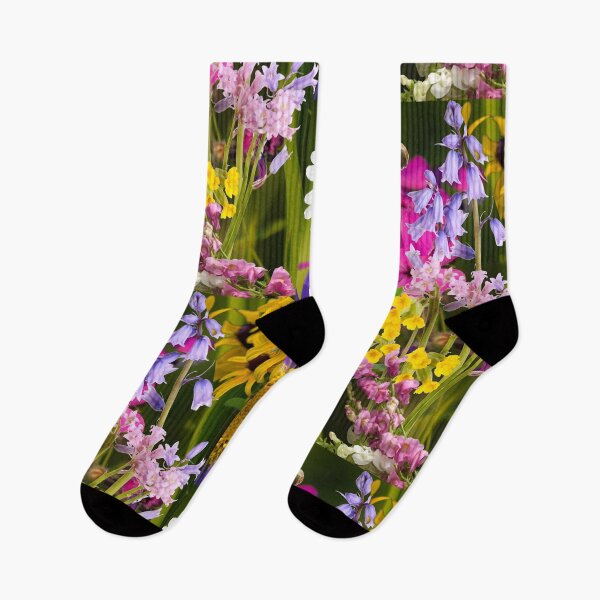 Item preview, Lush Wildflowers Colorful Blossoms Garden Design designed and sold by EarthArtDesigns.