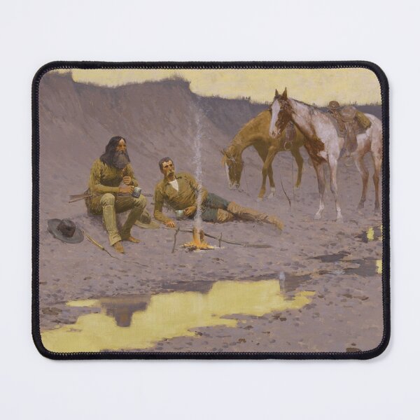 Item preview, A New Year on the Cimarron | Frederic Remington | 1903 Wild West Art designed and sold by CJET.