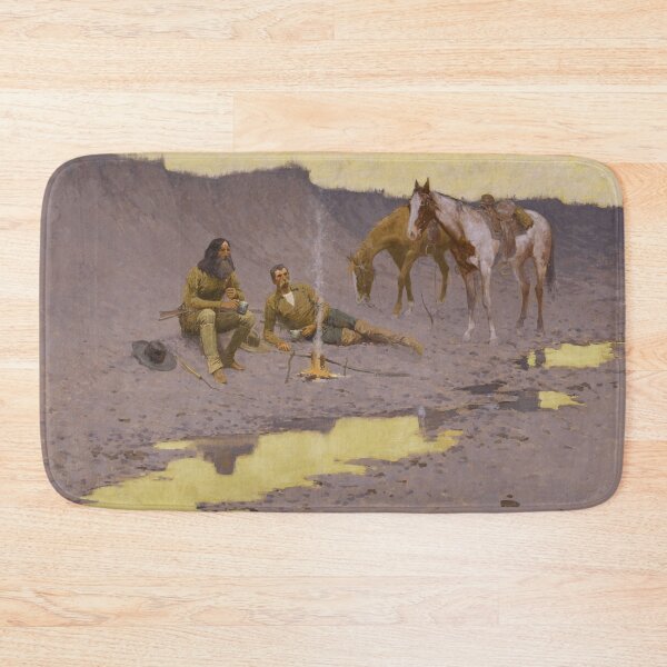 Item preview, A New Year on the Cimarron | Frederic Remington | 1903 Wild West Art designed and sold by CJET.