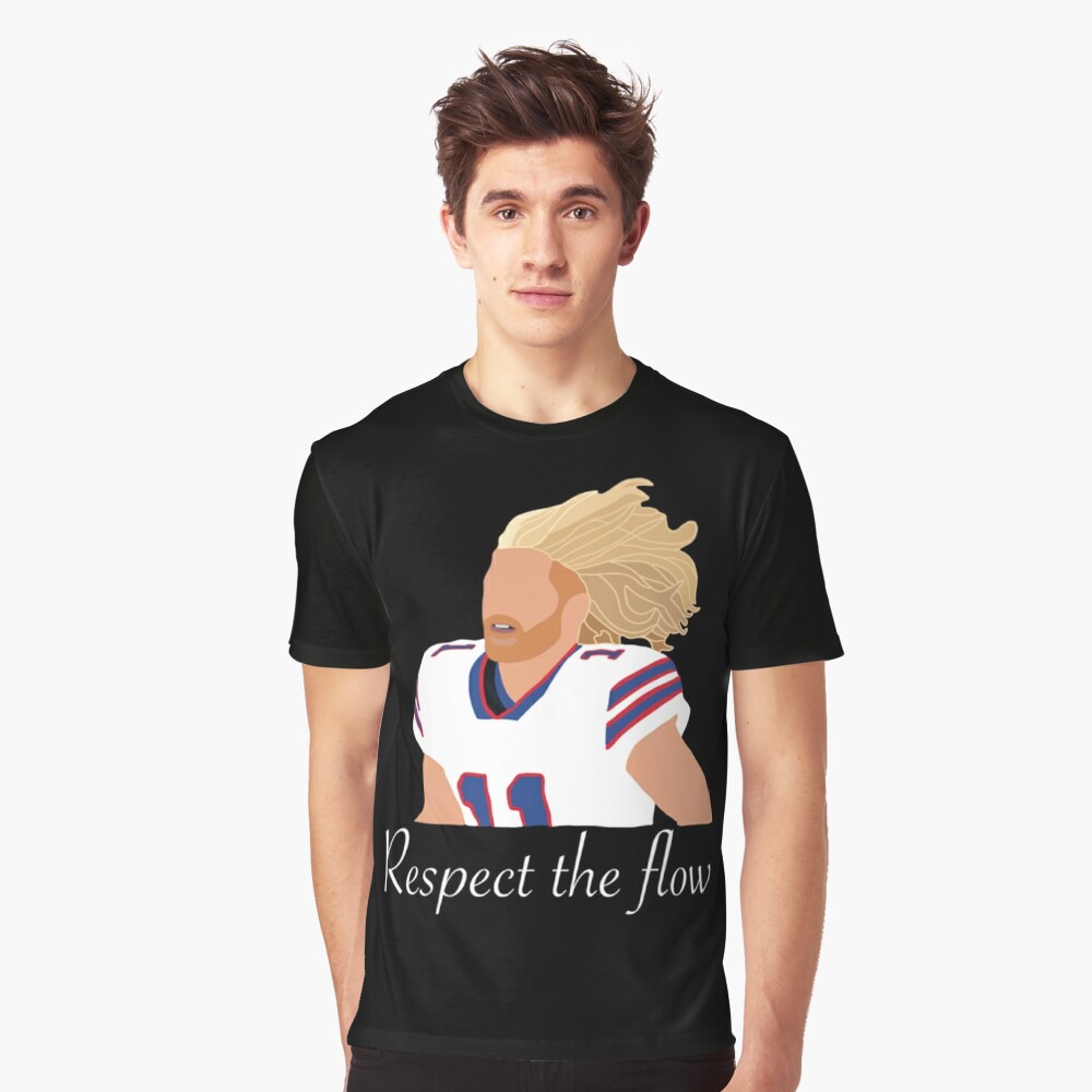 Official Cole Beasley Respect The Flow Buffalo Bills T-shirt