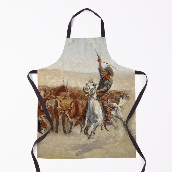 Item preview, The Round Up | Frederic Remington | Wild West Art designed and sold by CJET.