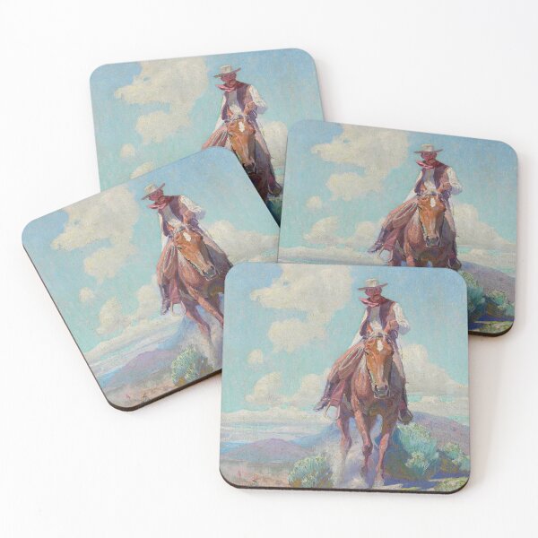 Item preview, The Trail Foreman | William Herbert Dunton | 1914 Wild West Western Art designed and sold by CJET.