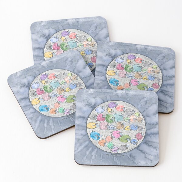 Item preview, Counting sheep under a midnight moon designed and sold by ChillonLeachArt.