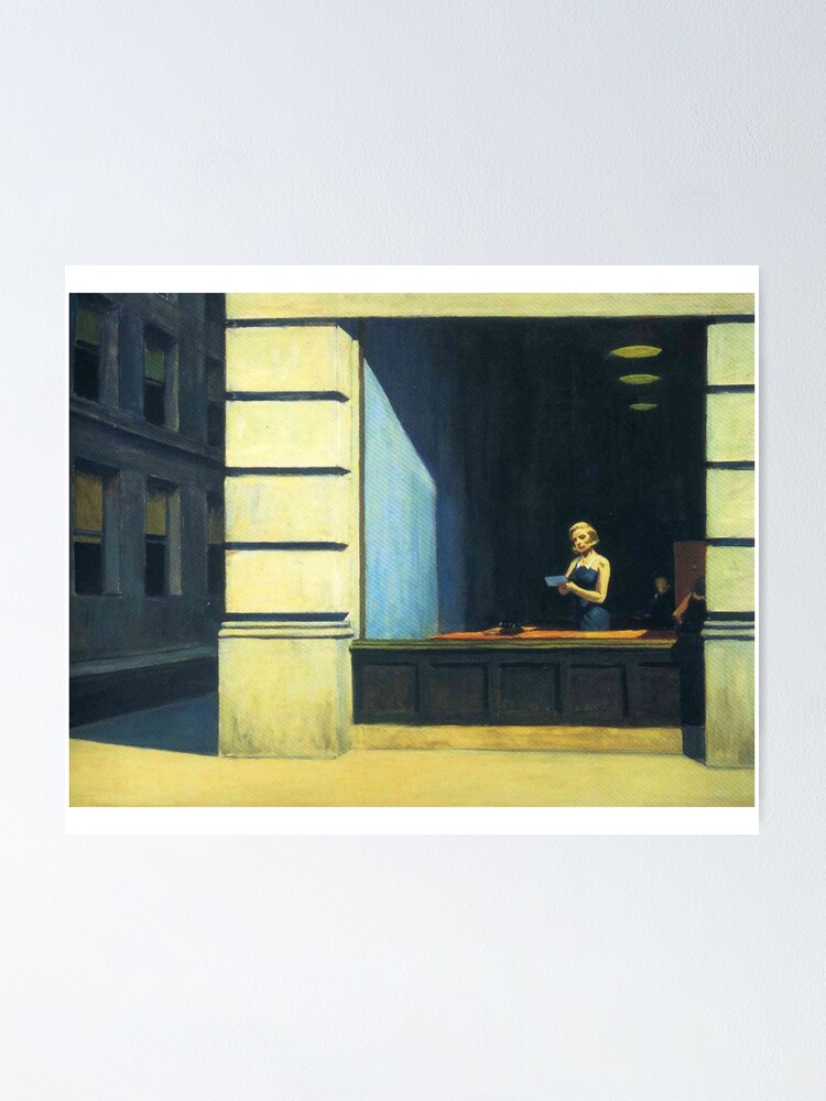 New York Office - Edward Hopper - Art Prints